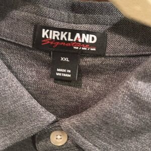 KIRKLAND SIGNATURE XXL SHORT SLEEVE SHIRT GRAY